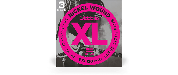 D'Addario EXL120+-3D