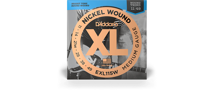 D'Addario EXL115W