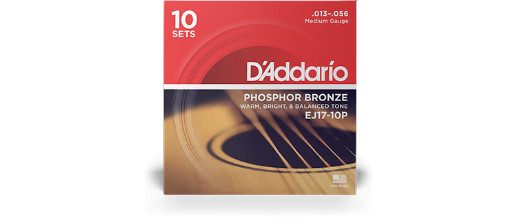 D'Addario EJ17-10P