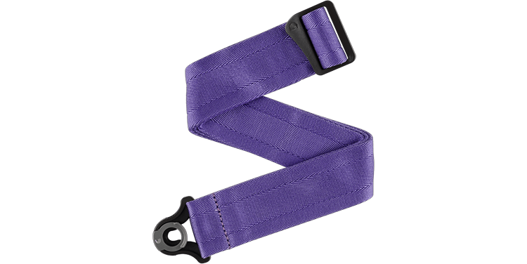 D'addario Auto Lock Nylon Guitar Strap Deep Violet