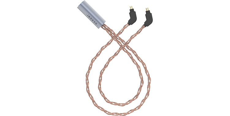Dekoni Audio Ensemble Y-Split 2-Pin IEM Connectors with PCUHD Copper Cable 