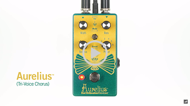 EarthQuaker Devices Aurelius Tri-Voice Chorus LN135279 - EQD-AURE