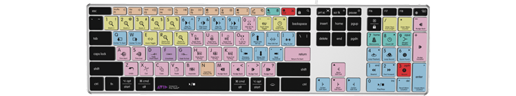 Pro Tools Keyboard | AB10 Backlit | Wired & Wireless | Mac & PC