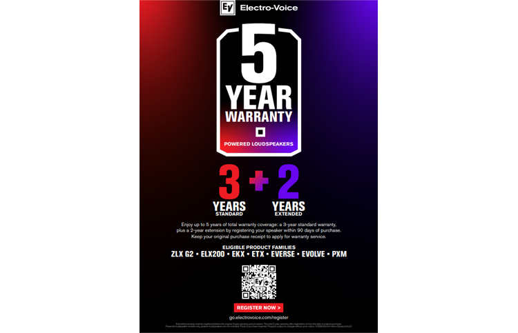 5 Year Warranty