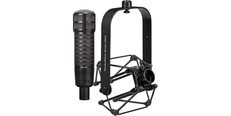 Electro-Voice - RE320 Dynamic Microphone, Shockmount