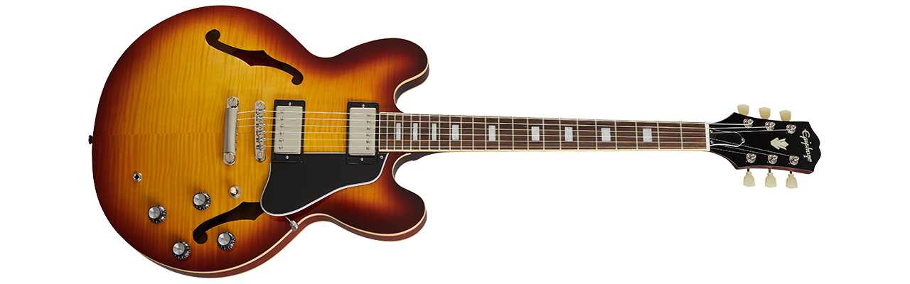 Epiphone ES-335 Figured Raspberry Tea Burst