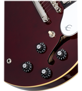 Epiphone Noel Gallagher Riviera Dark Wine Red