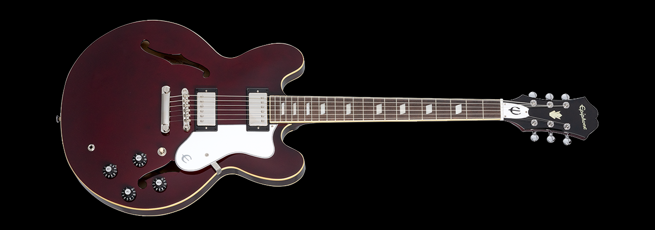 Epiphone Noel Gallagher Riviera (Incl. Hard Case) Dark Red