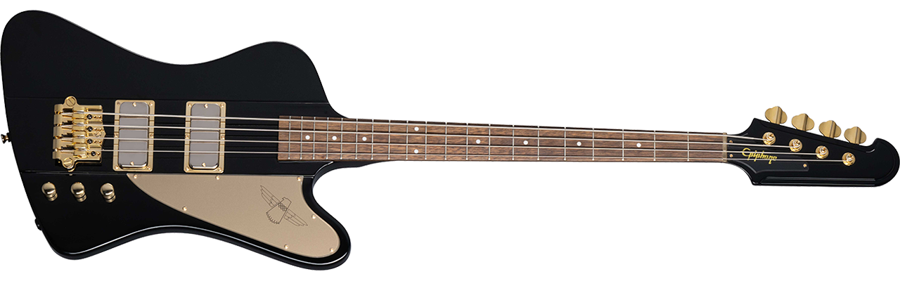 Epiphone Rex Brown Thunderbird (Incl. Hard Case) Ebony
