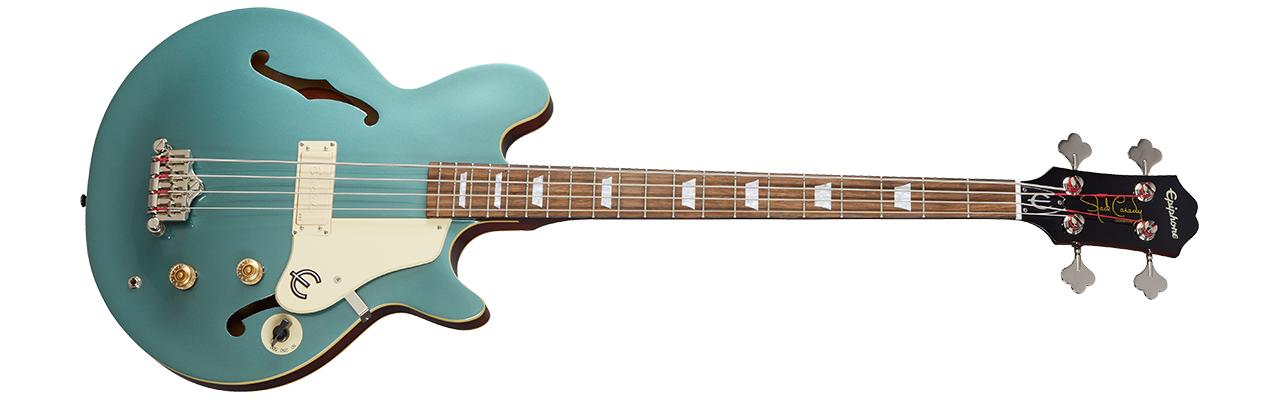 Epiphone Jack Casady Bass Faded Pelham Blue