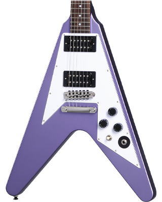 Epiphone Kirk Hammett 1979 Flying V Purple Metallic