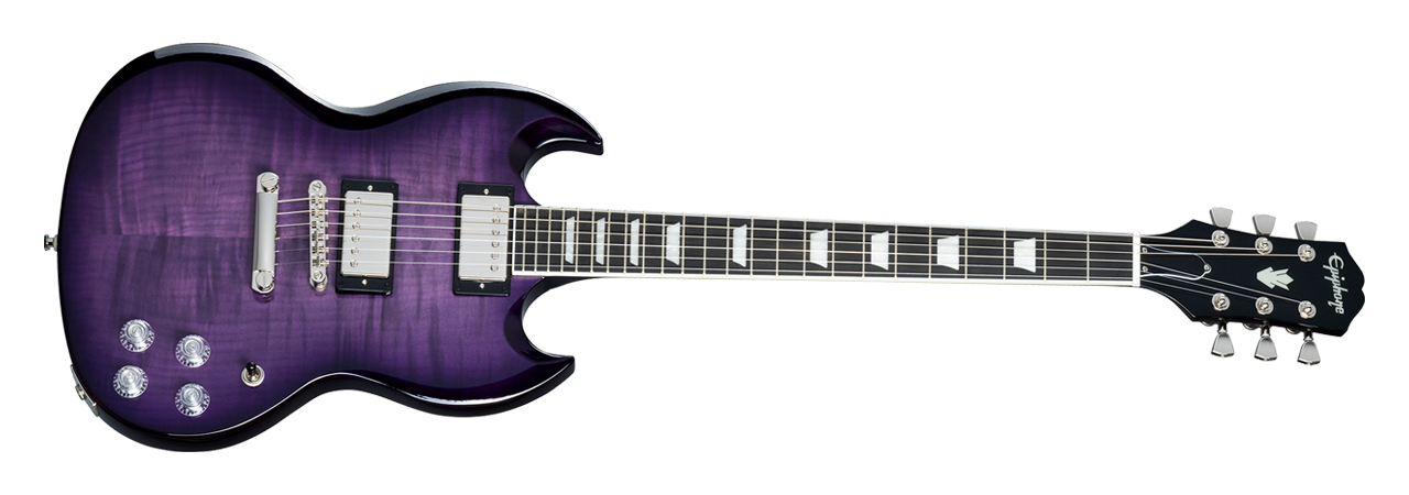 Epiphone SG Modern Figured Purple Burst