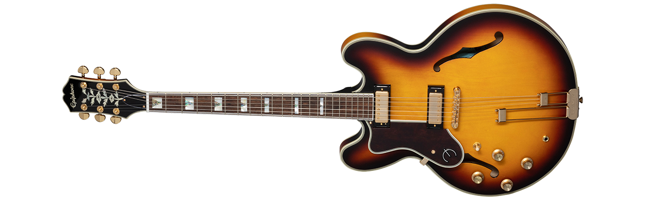 Epiphone Sheraton Left-Handed (Incl. Premium Gig Bag) Vintage