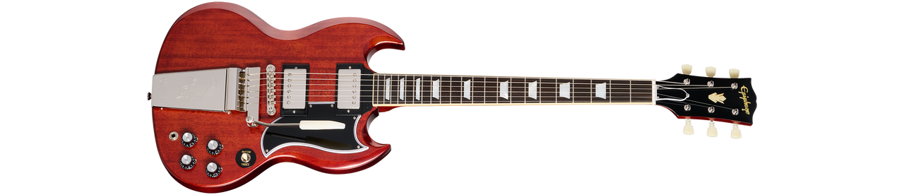 Epiphone 1964 SG Standard Reissue with Maestro Vibrola Cherry Red