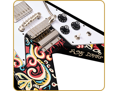 Epiphone Jimi Hendrix Love Drops Flying V