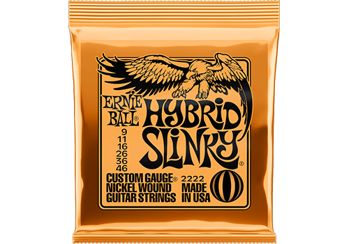 Hybrid Slinky Nickel Wound Electric Guitar Strings (9-46)