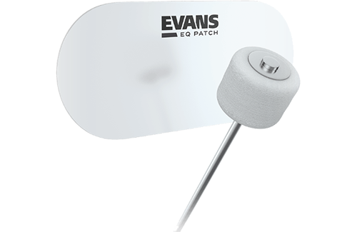 Evans EQ Double Pedal Patch, Clear Plastic LN133185 - EQPC2