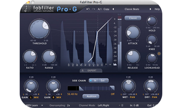 FabFilter Pro-G Gate & Expander Software Plug-In