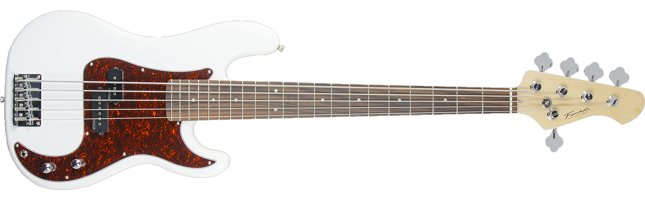 Fairclough P5-Bass Vintage White
