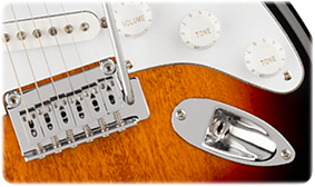 Squier Affinity Stratocaster LRL White PG, 3-Colour Sunburst