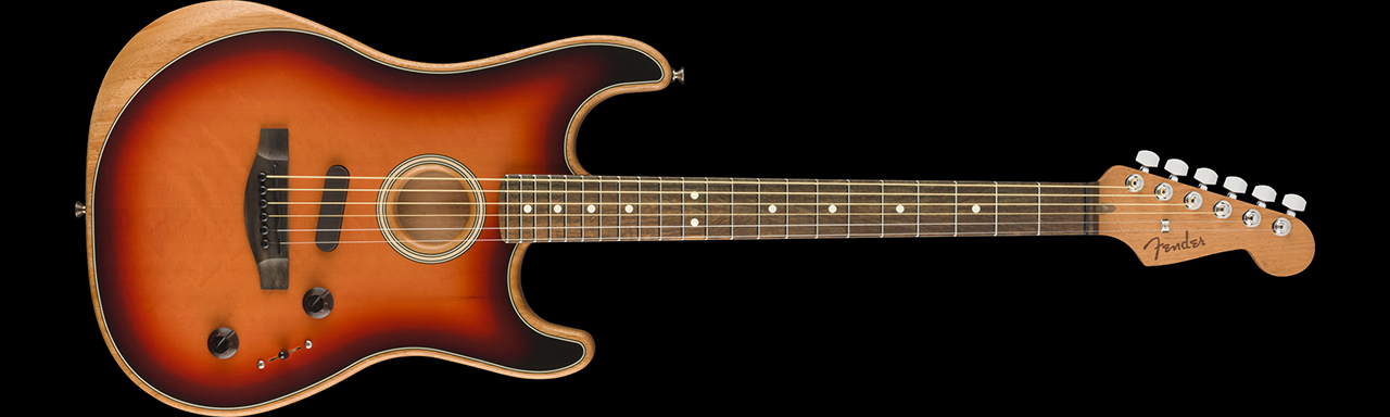 Fender American Acoustasonic Stratocaster (3-Colour Sunburst)