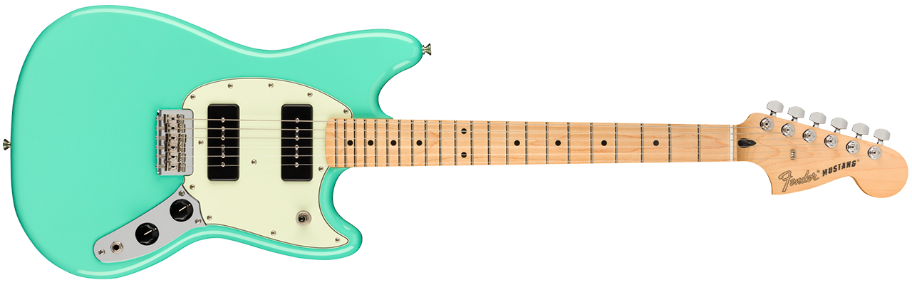 オールラッカー Fender Player Mustang 90 Amazon | Fender エレキギター Player Mustang® 90, Maple