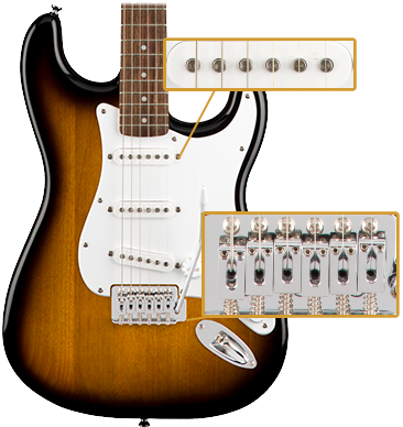 Squier Stratocaster® Pack (Brown Sunburst)