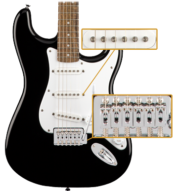 Squier Stratocaster® Pack (Black)