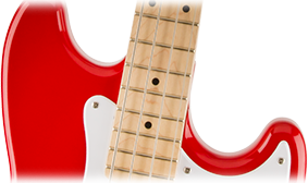 Squier Bronco™ Bass, Maple Fingerboard Torino Red