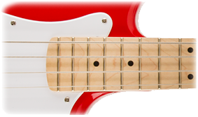 Squier Bronco™ Bass, Maple Fingerboard Torino Red
