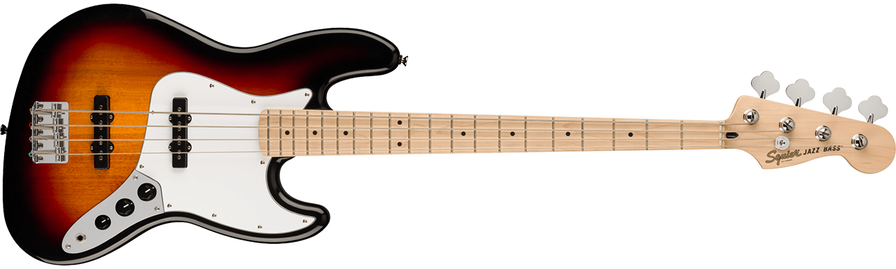 Squier Affinity Series Jazz Bass 3-Colour Sunburst