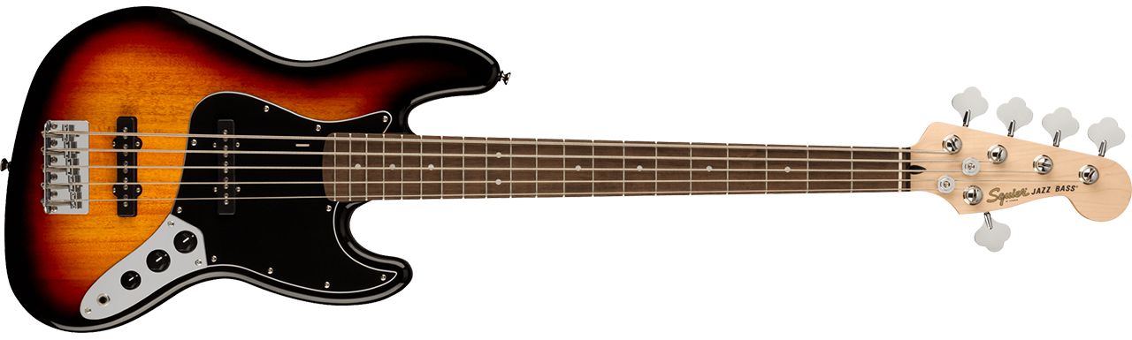 Squier Affinity Series Jazz Bass V 3-Colour Sunburst