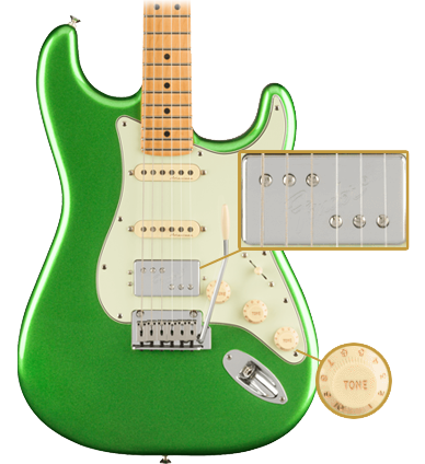 Fender Player Plus Stratocaster® HSS, Maple Fingerboard, Cosmic Jade