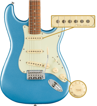 Fender Player Plus Stratocaster® , Pau Ferro Fingerboard, Opal Spark