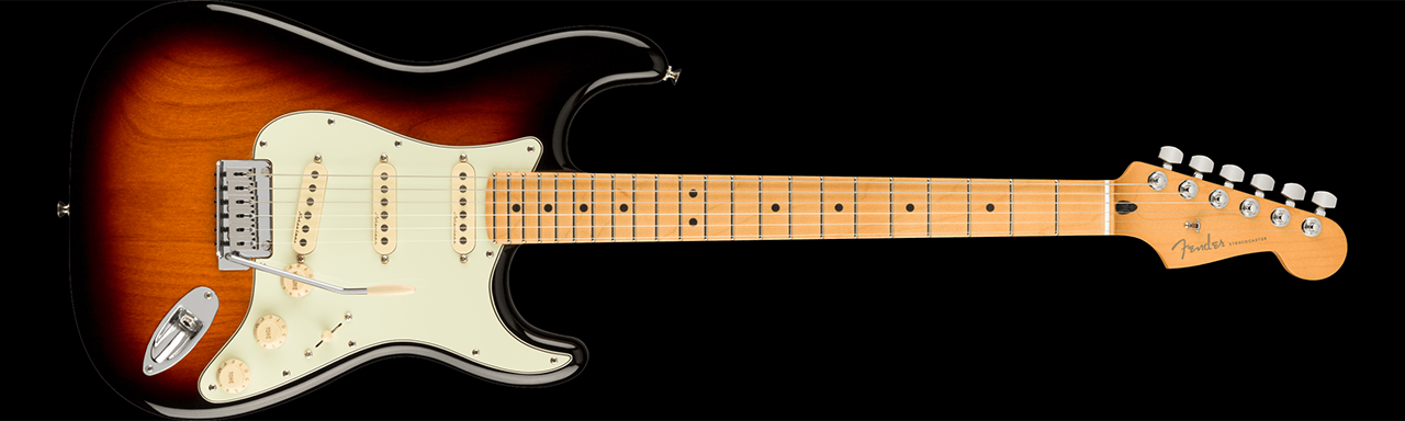 Fender Player Plus Stratocaster® , Maple Fingerboard, 3-Color Sunburst
