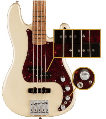 Fender Player Plus Precision Bass (Olympic Pearl)