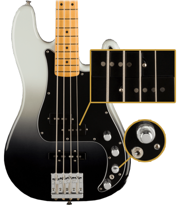 Fender Player Plus Precision Bass (Silver Smoke)