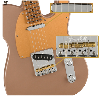 Fender - Limited Edition American Professional II Telecaster - Shoreline Gold