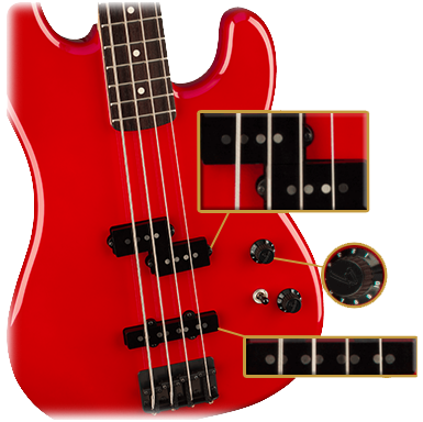 Fender Boxer Series PJ Bass (Torino Red)