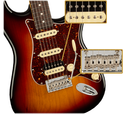 American Professional II Stratocaster HSS (3-Colour Sunburst)