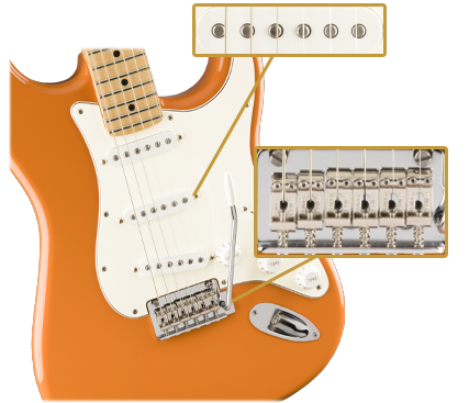 Fender Player Stratocaster, Maple Fingerboard, Capri Orange