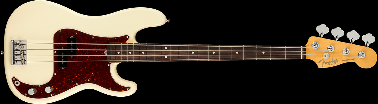 American Professional II Precision Bass (Olympic White)