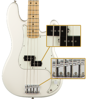 Fender Player Precision Bass (Polar White)