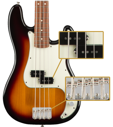 Fender Player Precision Bass (3-Colour Sunburst)