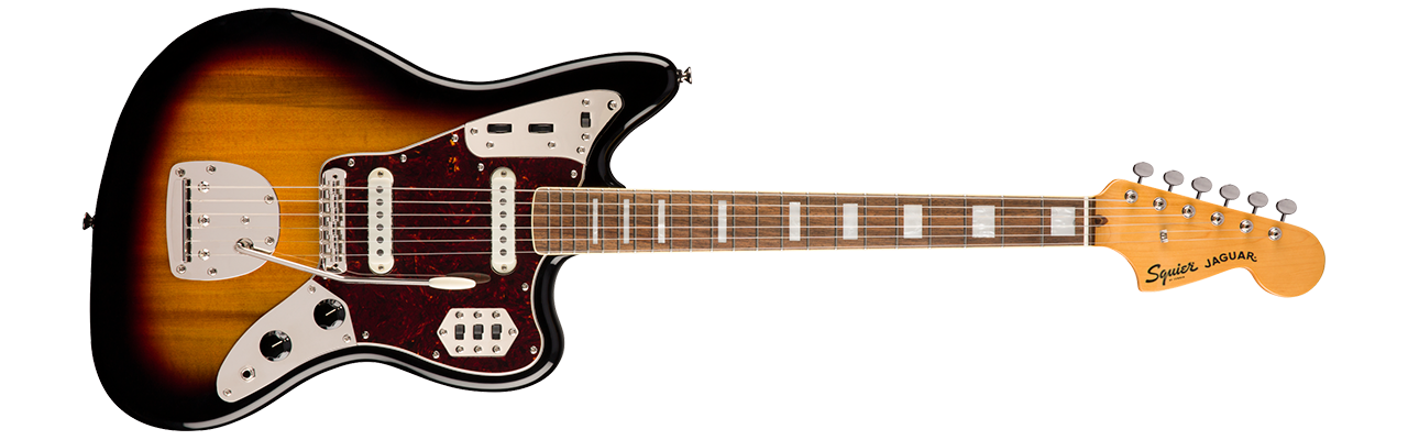 Squier Classic Vibe '70s Jaguar 3-Colour Sunburst