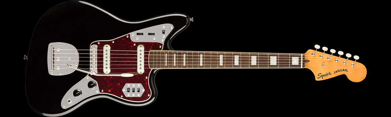 Squier - Classic Vibe '70s Jaguar - Black LN122087 Squier - Classic Vibe '70s Jaguar - Black LN122087