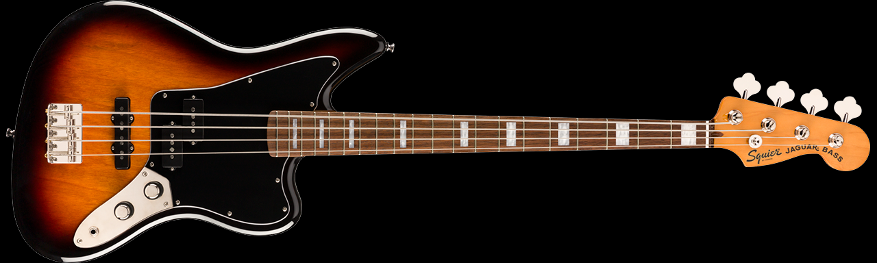 Squier Classic Vibe Jaguar Bass (3-Colour Sunburst)
