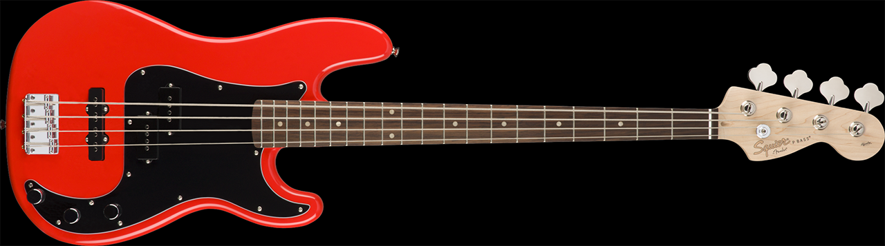 Squier Affinity Series Precision Bass PJ Race Red