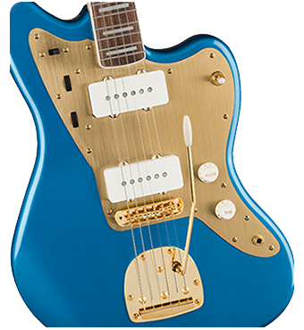 Squier 40th Anniversary Jazzmaster Gold Edition (Lake Placid Blue)