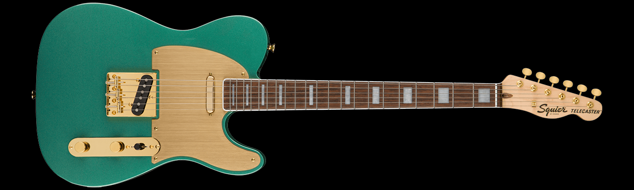 Squier 40th Anniversary Telecaster Gold Edition (Sherwood Green Metallic)